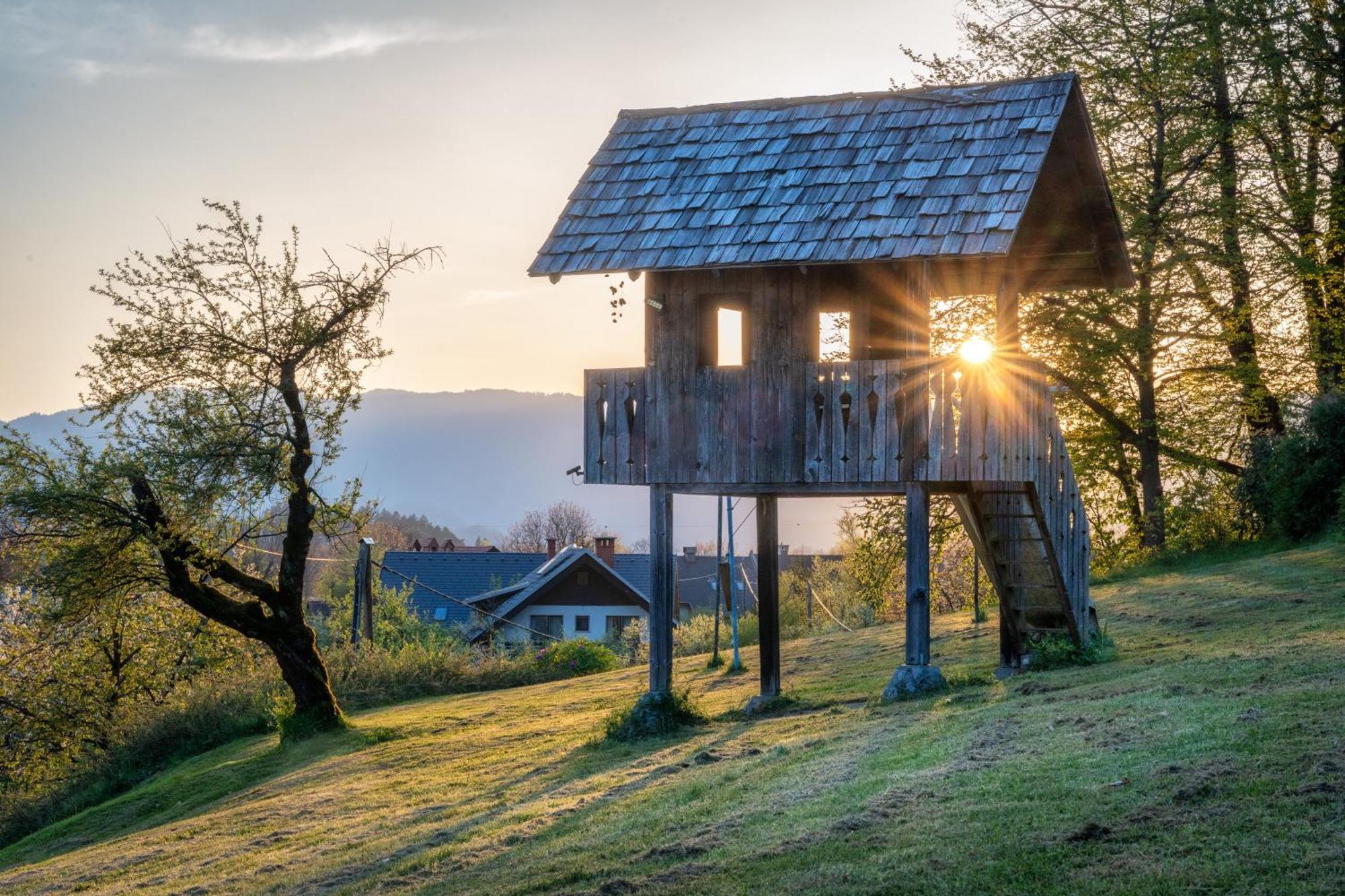 Stara Soncna Hisa Lägenhet Radovljica Exteriör bild